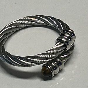 Charriol Silver Cable Ring